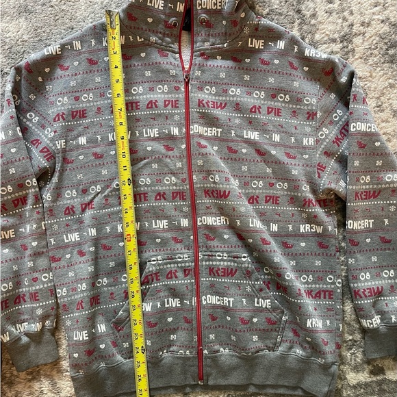 Kr3W Skate Or Die Full Zip Hoodie Size M Sweatshirt - Picture 8 of 8